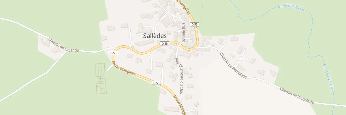 Plan du 6 Rue Charreyre du Clos à Sallèdes