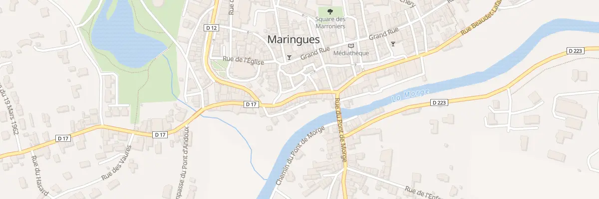 Plan du 15 Rue Saint Maurice à Maringues