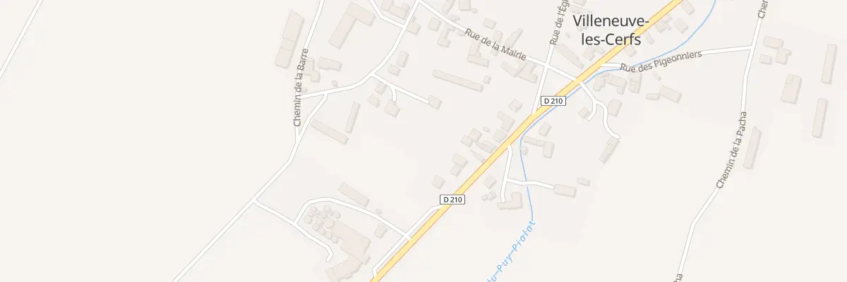 Plan du 7 Av de la Limagne à Villeneuve-les-Cerfs