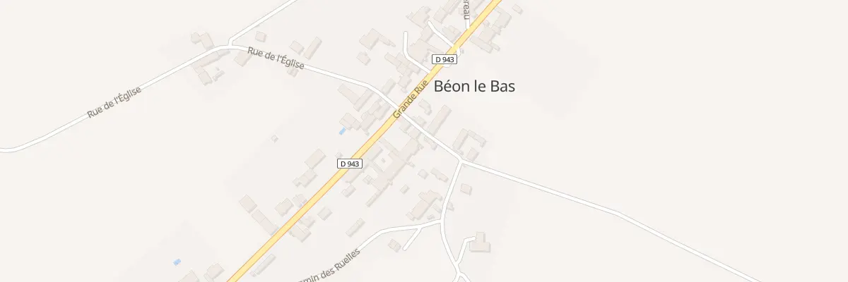 Plan du 2 Rue de Chaillot à Béon