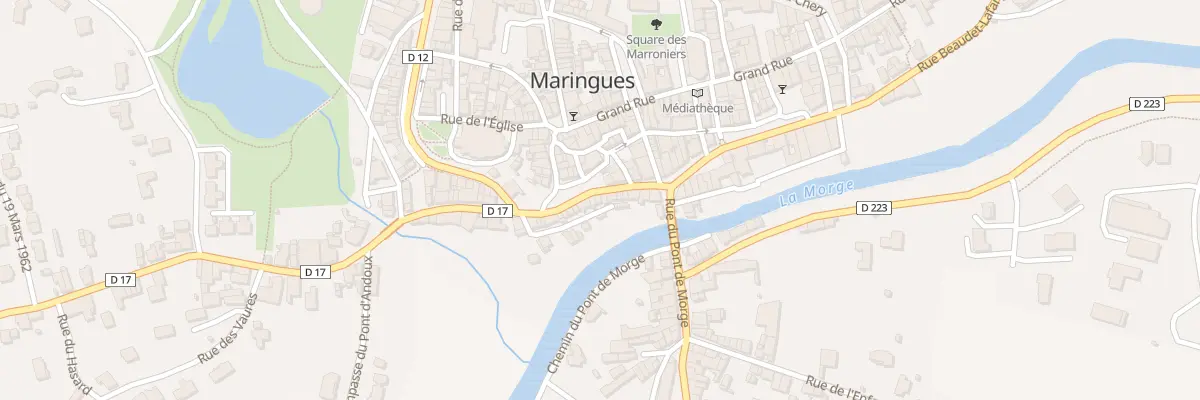 Plan du 13 Rue Saint Maurice à Maringues