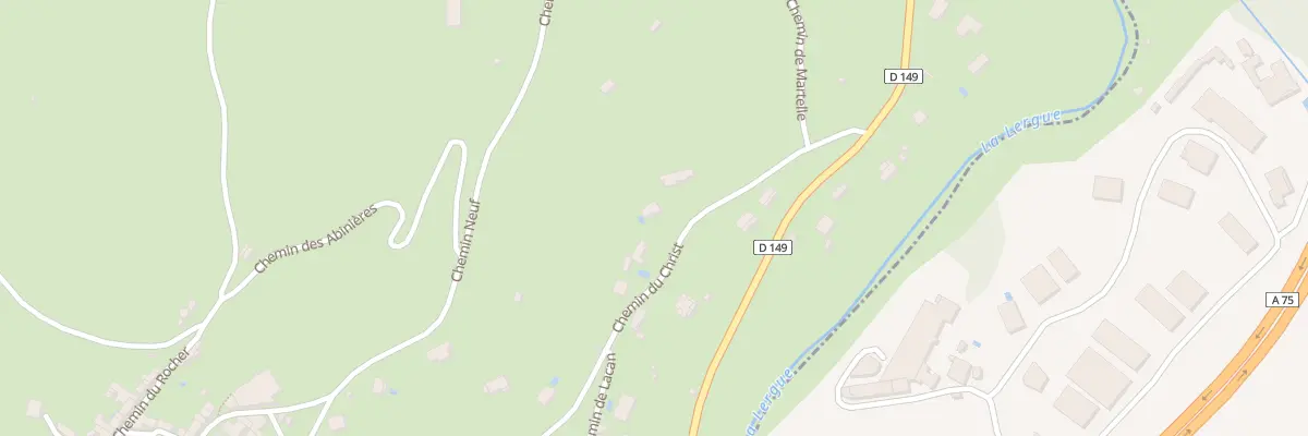 Plan du 5458F Che du Christ à Poujols
