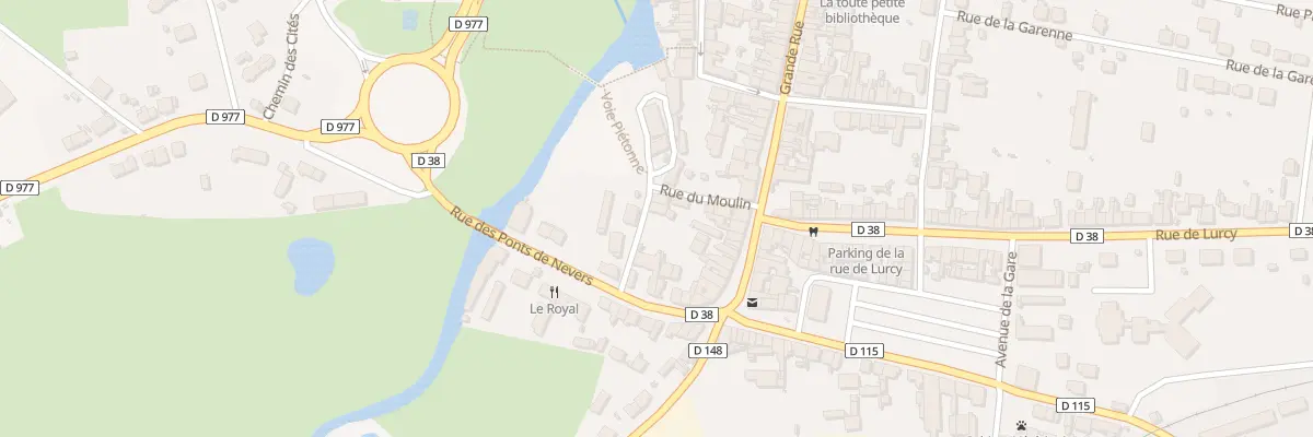 Plan du 1 Rue de la Fontaine à Prémery