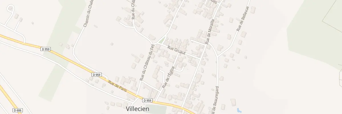 Plan du 5 Rue de l’Eglise à Villecien