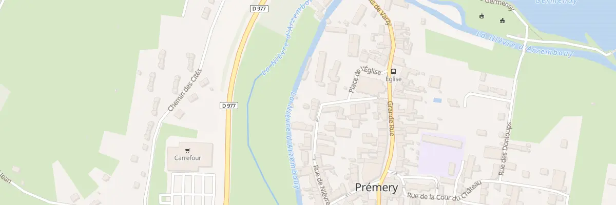 Plan du 4 Rue de Nièvre à Prémery