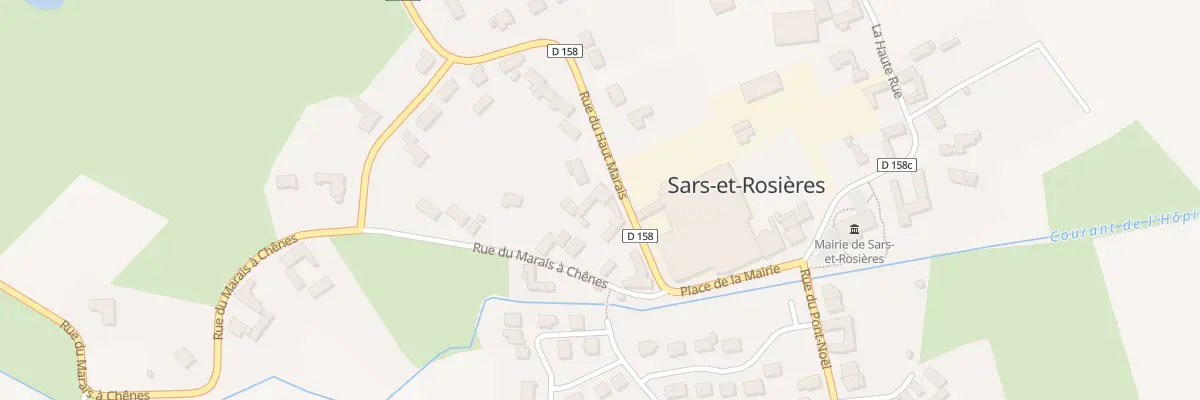 Plan du 7 Rue du Haut Marais à Sars-et-Rosières