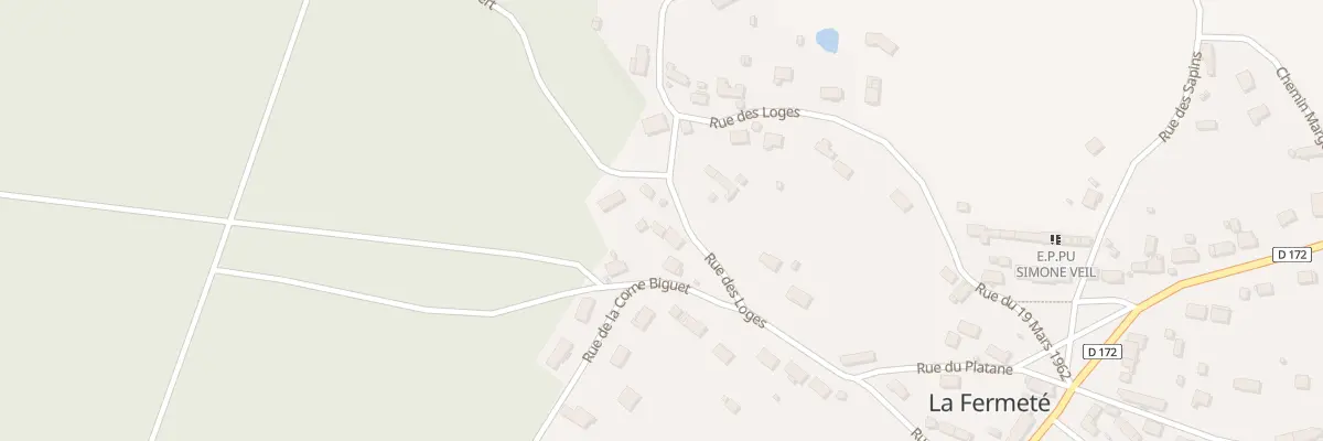 Plan du 19 Rue des Loges à La Fermeté