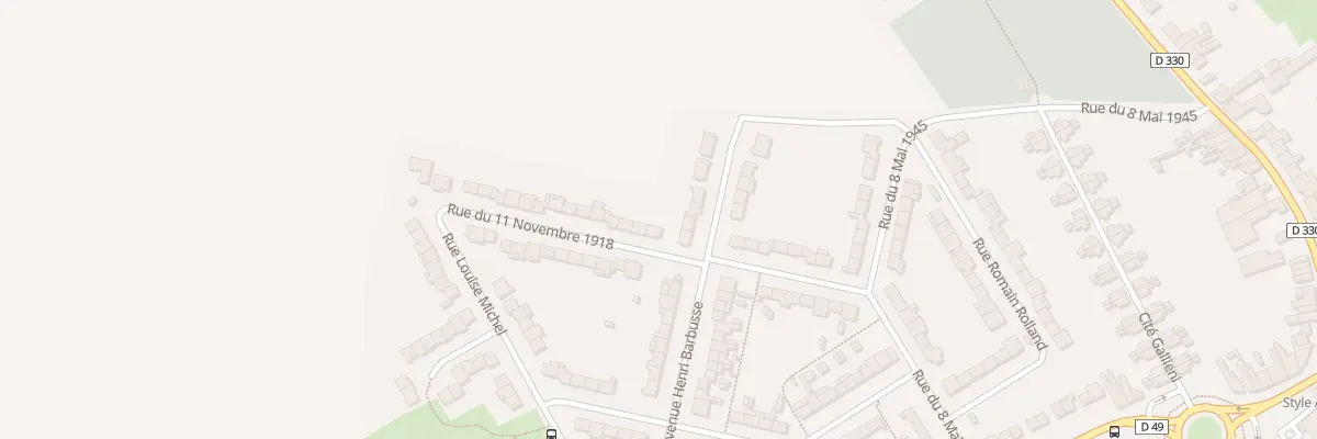 Plan du 16 Rue du 11 Novembre à Rœulx