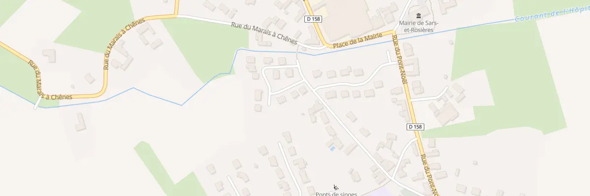Plan du 3 Rue du Perroquet Rs Petit Pont à Sars-et-Rosières