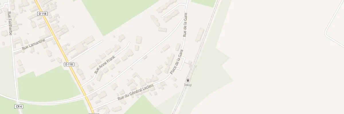 Plan du 65 Rue du General Leclerc à Iwuy