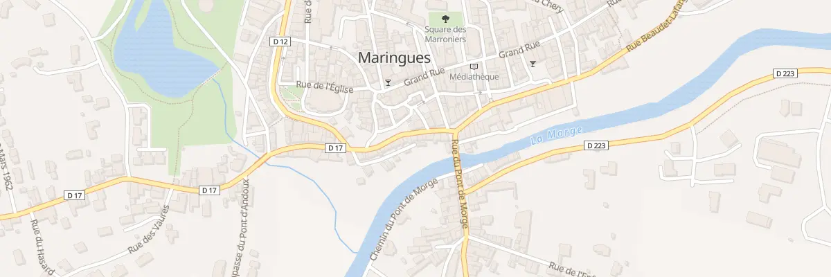 Plan du 9 Rue Saint Maurice à Maringues