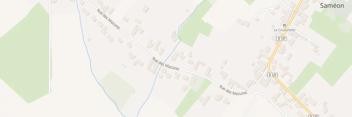 Plan du 222 Rue des Mazures à Saméon