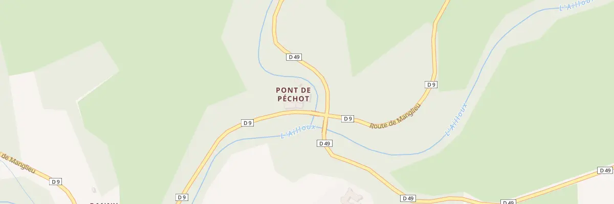 Plan du 5079A Pechot à Aulhat-Flat