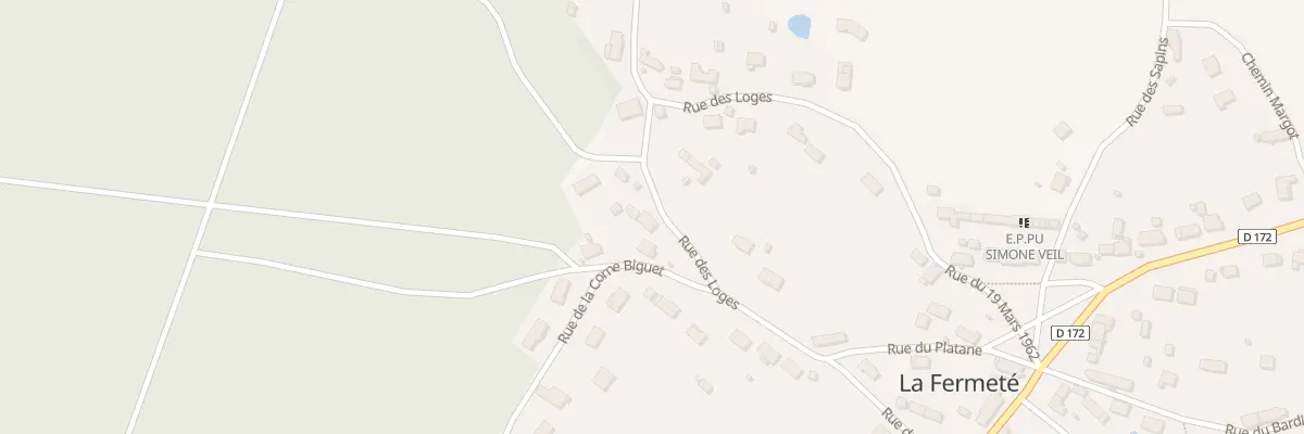 Plan du 17 Rue des Loges à La Fermeté