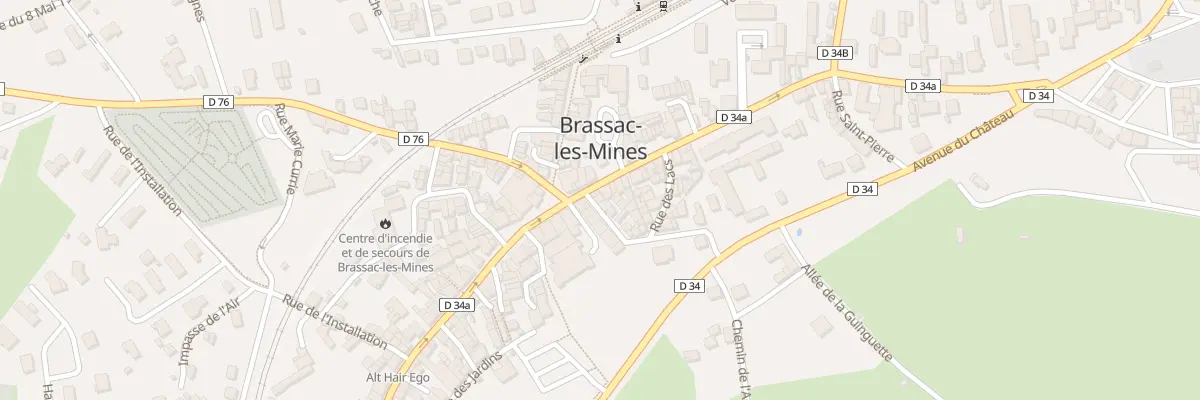 Plan du 1 Rue de la Couarde à Brassac-les-Mines