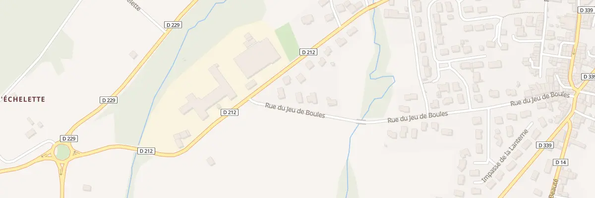 Plan du 5022 Rue du Jeu de Boules à Billom