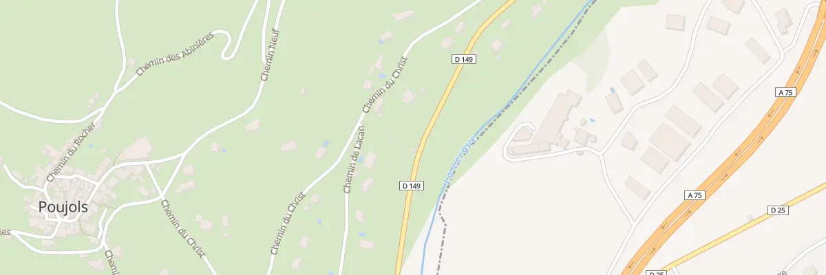 Plan du 5135 Petit Nice à Poujols