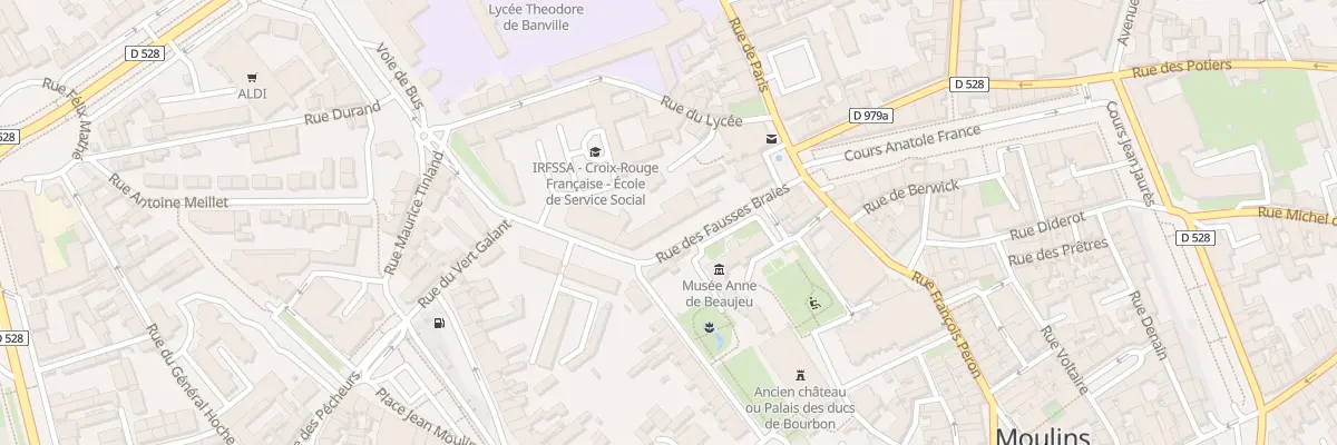 Plan du 4 Rue des Fausses Braies à Moulins