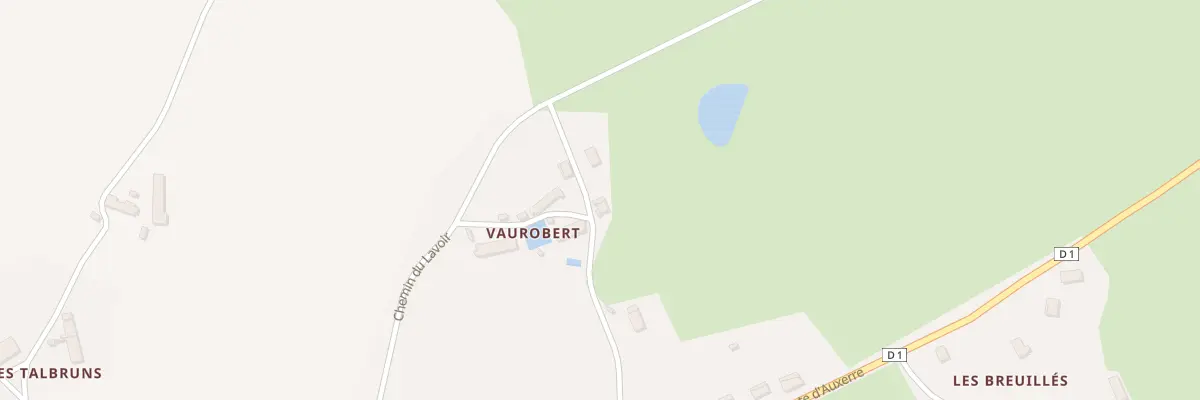 Plan du 6 Vaurobert à Levis