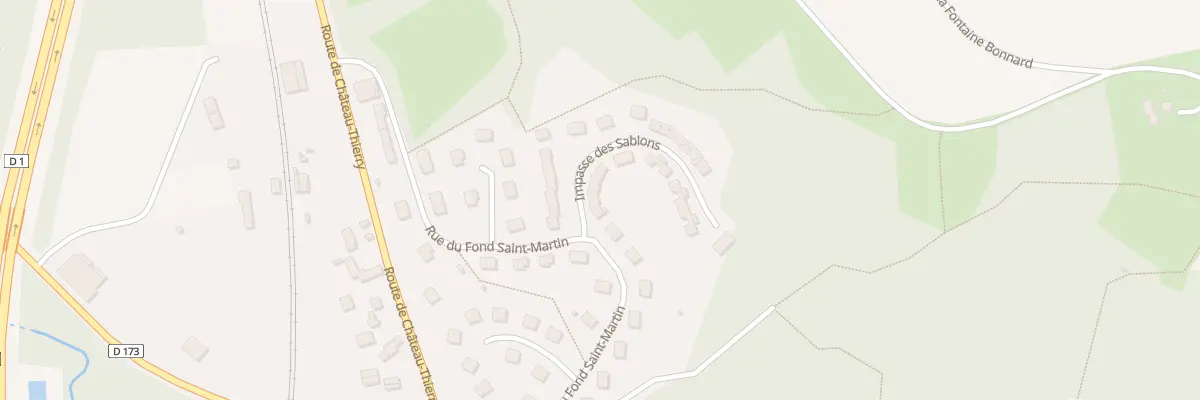 Plan du 4 Imp des Sablons à Bernoy-le-Château
