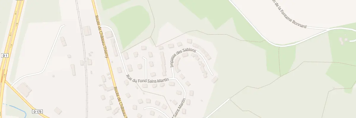 Plan du 8 Imp des Sablons à Bernoy-le-Château
