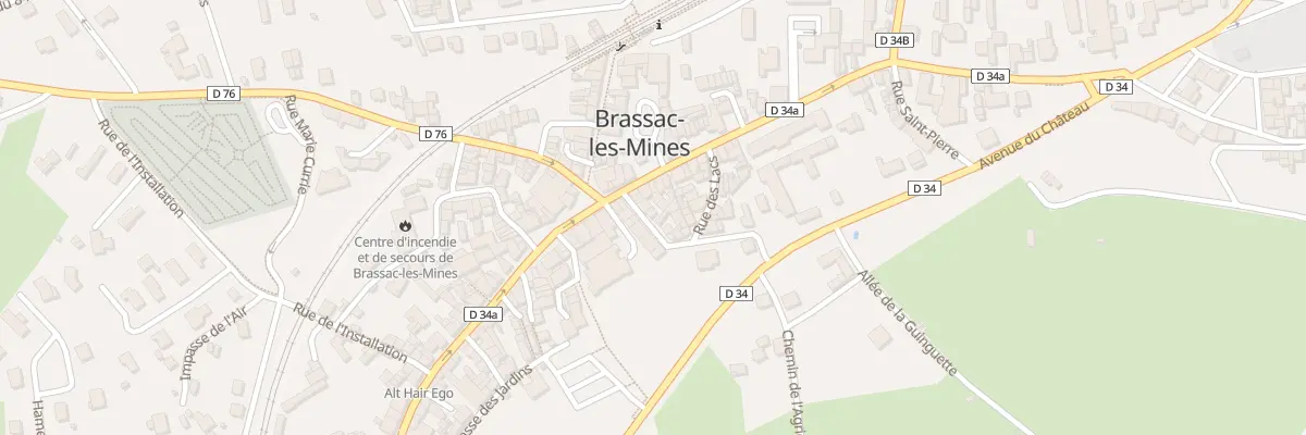 Plan du 5 Rue de la Couarde à Brassac-les-Mines