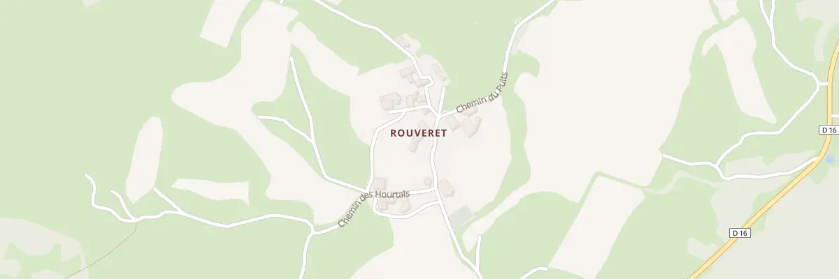 Plan du 5231 Rouveret à La Malène