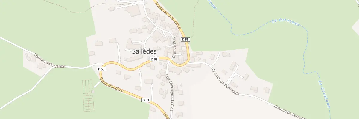 Plan du 7 Pl de l’Eglise à Sallèdes