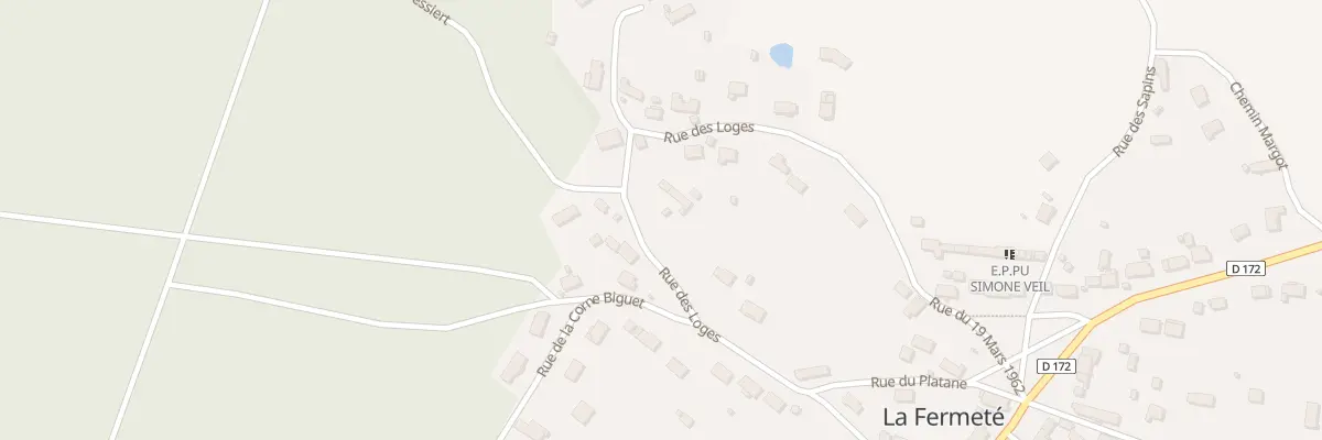 Plan du 14 Rue des Loges à La Fermeté