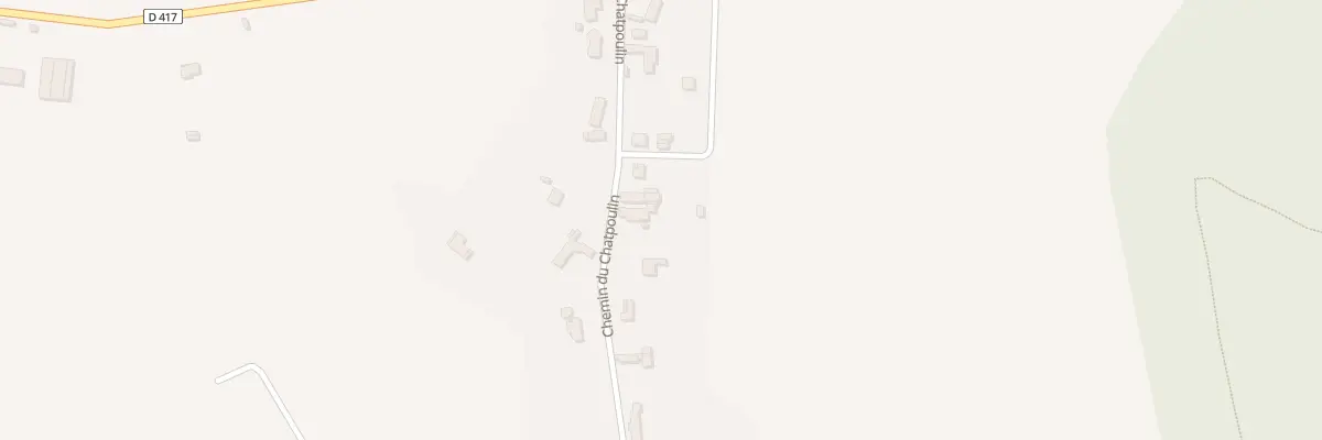 Plan du 22 Che du Chatpoulin à Serbannes