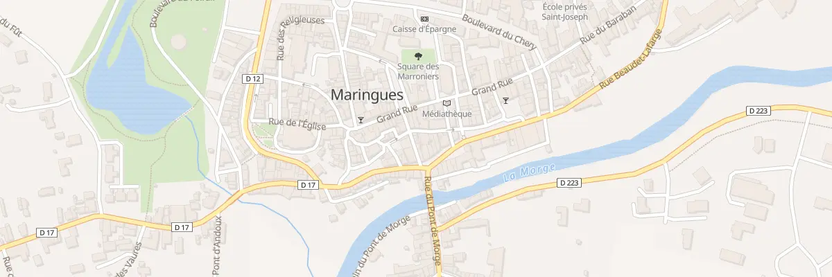 Plan du 1 Rue de l’Escalier à Maringues