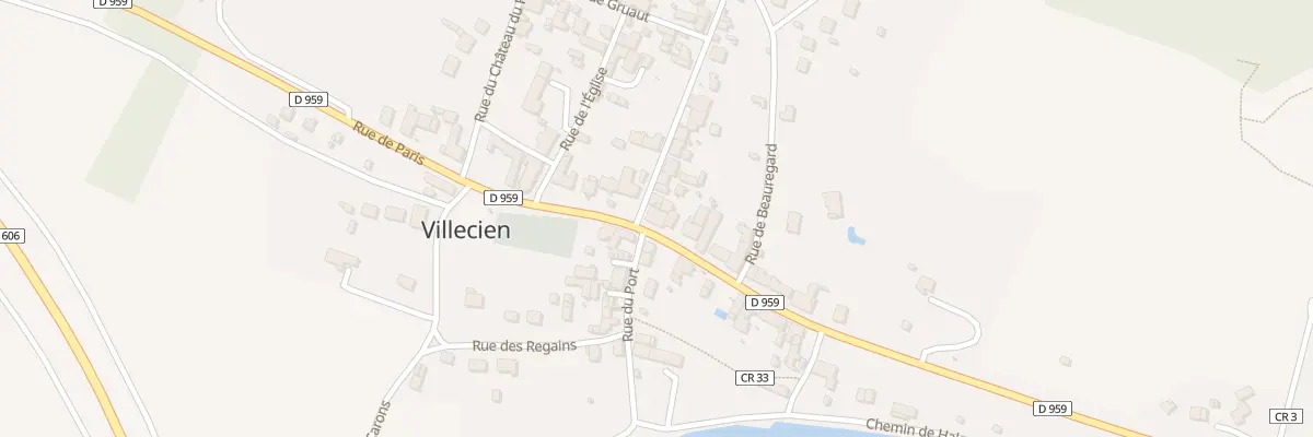 Plan du 1 Rue de Lyon à Villecien