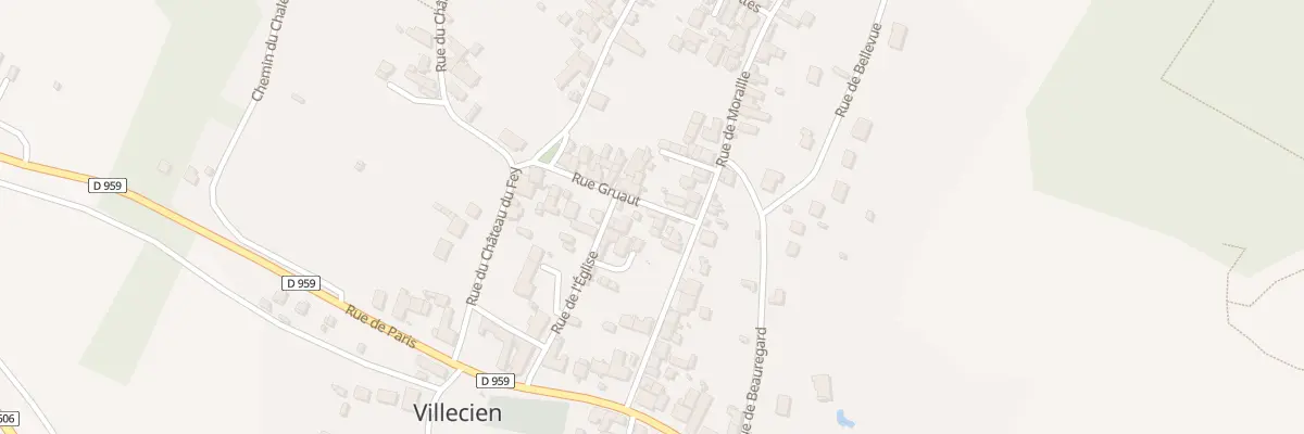 Plan du 5 Rue Gruaut à Villecien