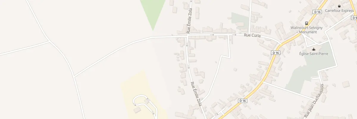 Plan du 11 Rue Emile Zola à Walincourt-Selvigny