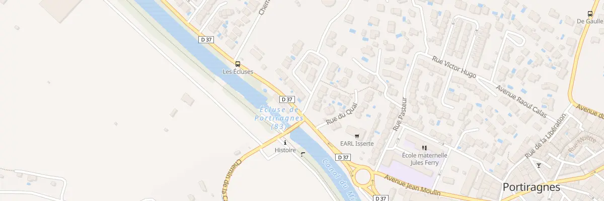 Plan du 29 Rue de la Pinède à Portiragnes