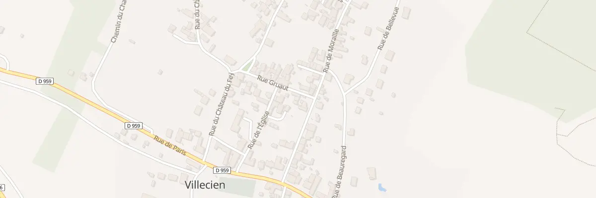 Plan du 3 Rue Gruaut à Villecien
