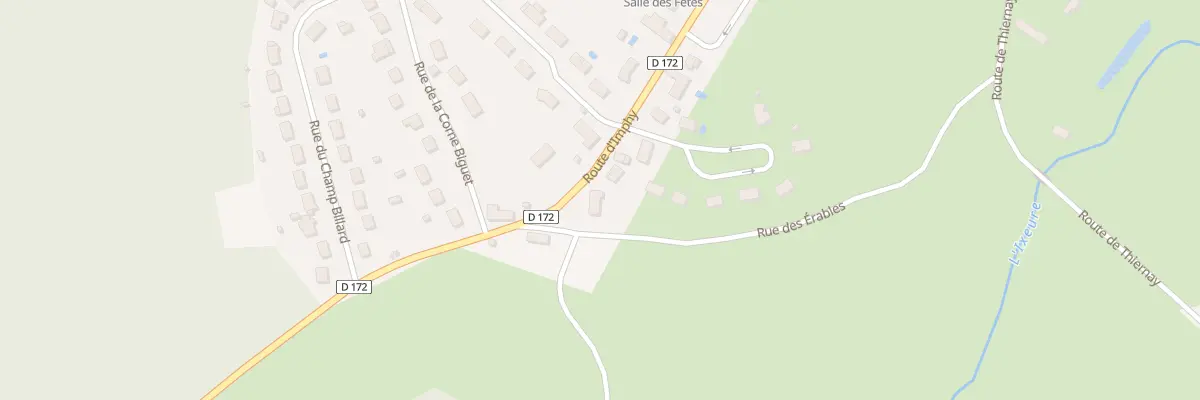 Plan du 1 Rue des Erables à La Fermeté