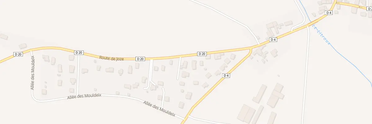 Plan du 15 Rte de Joze à Culhat