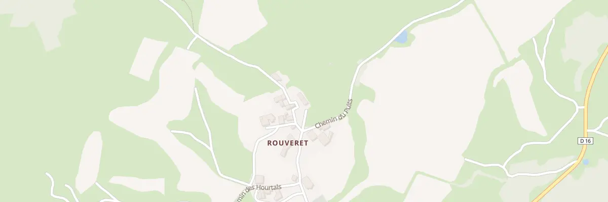 Plan du 5236 Rouveret à La Malène