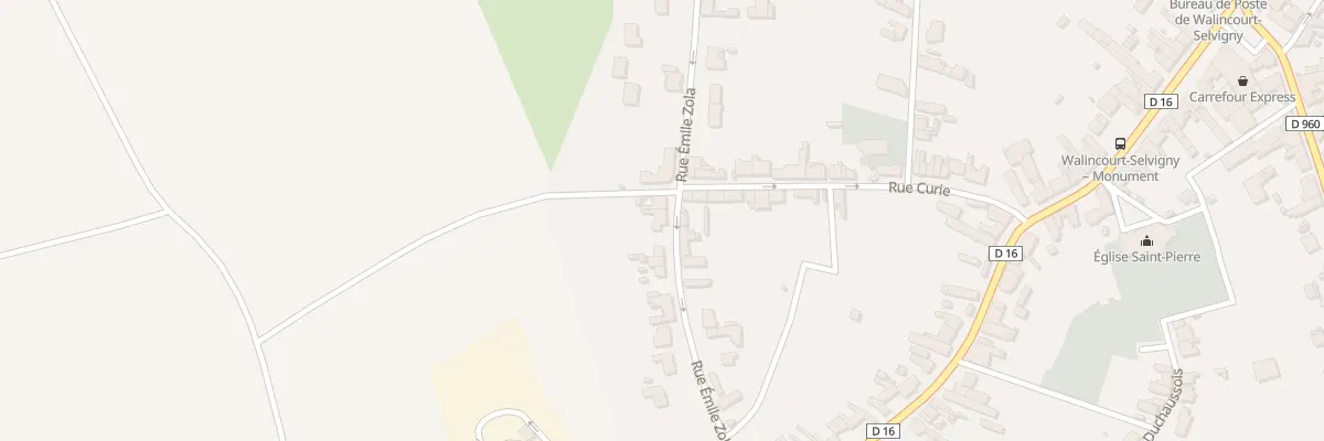 Plan du 17 Rue Emile Zola à Walincourt-Selvigny
