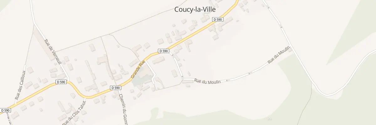 Plan du 24 Gr Gde Rue à Coucy-la-Ville