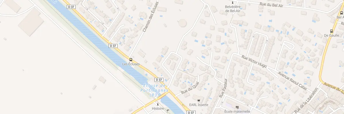 Plan du 8 Rue de la Pinède à Portiragnes
