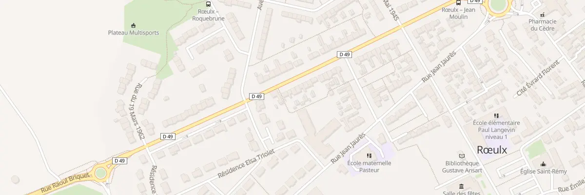 Plan du 57 Rue Raoul Briquet à Rœulx