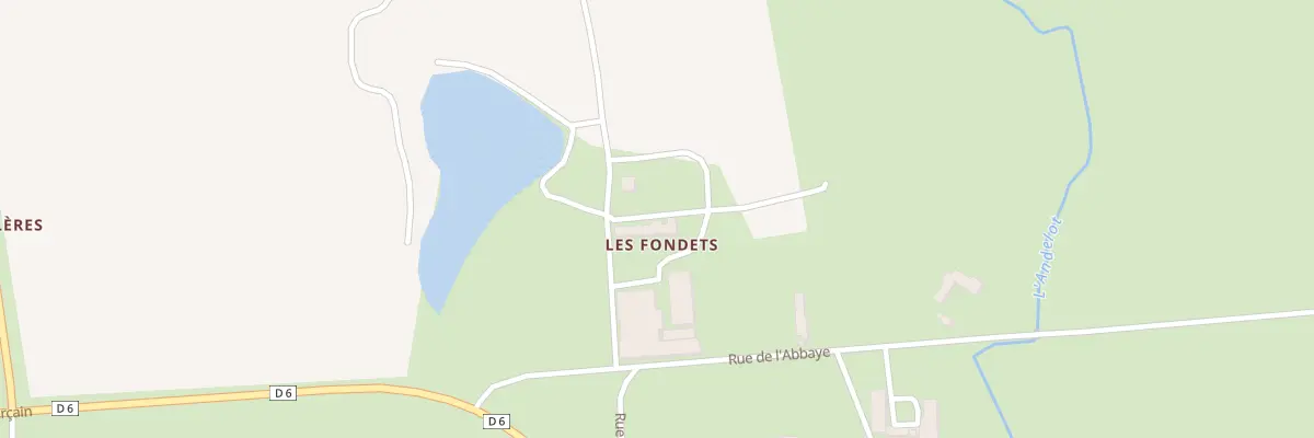 Plan du 1 Rue de l’Abbaye à Saint-Didier-la-Forêt