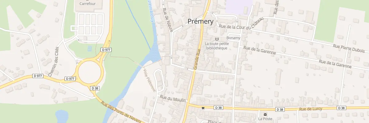 Plan du 19B Rue de Nièvre à Prémery