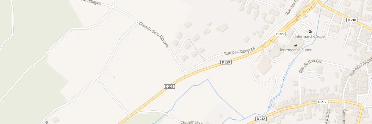 Plan du 5007 Rue de Bursat à Billom
