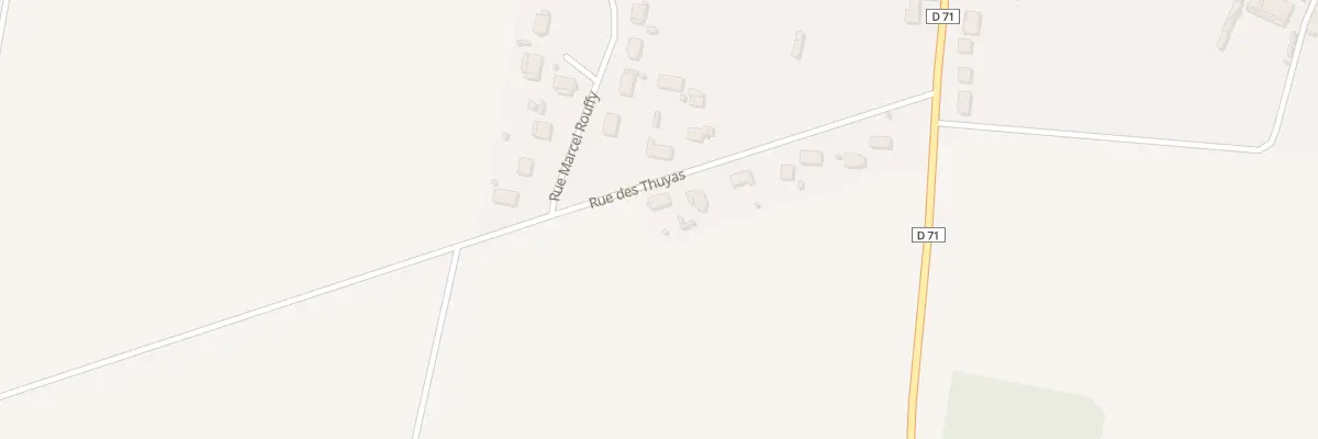 Plan du 15 Rue des Thuyas à Voulton