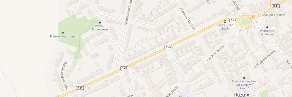 Plan du 38 Rue Raoul Briquet à Rœulx