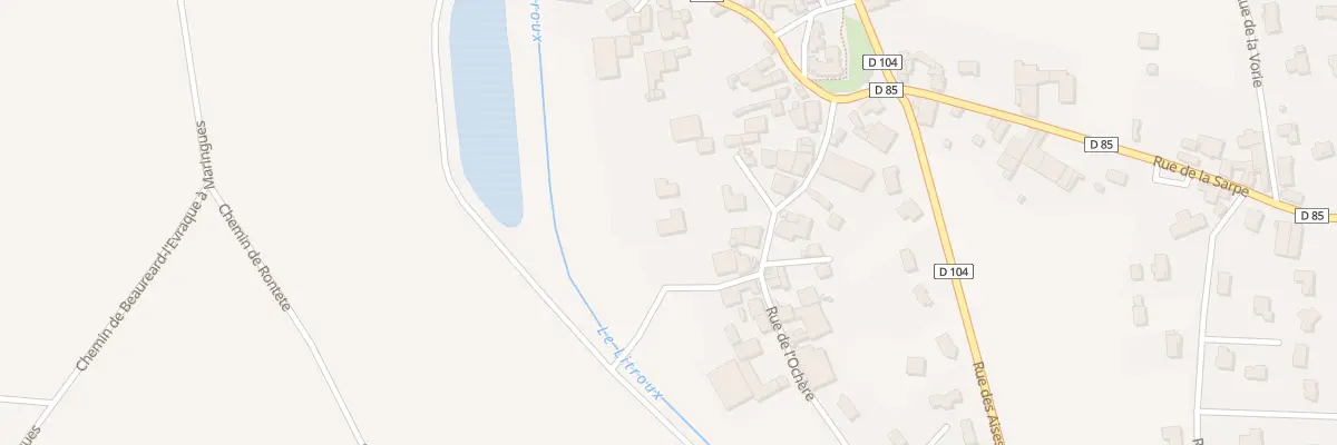 Plan du 10 Rue de l’Ochère à Lempty