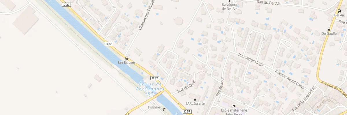 Plan du 6 Rue de la Pinède à Portiragnes